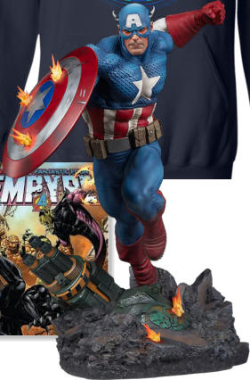 Captain America statue sideshow collectibles 